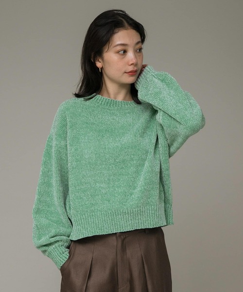 URBAN RESEARCH Sonny Label（アーバンリサーチサニーレーベル）の「モールヤーンニットプルオーバー（ニット/セーター・レディース・オフホワイト/グレー系その他/ミント/ブルー系その他・FREE）」の14枚目の写真