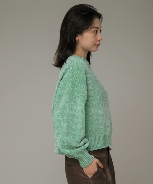 URBAN RESEARCH Sonny Label（アーバンリサーチサニーレーベル）の「モールヤーンニットプルオーバー（ニット/セーター・レディース・オフホワイト/グレー系その他/ミント/ブルー系その他・FREE）」の15枚目の写真