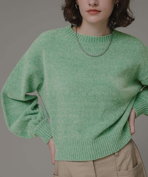 URBAN RESEARCH Sonny Label（アーバンリサーチサニーレーベル）の「モールヤーンニットプルオーバー（ニット/セーター・レディース・オフホワイト/グレー系その他/ミント/ブルー系その他・FREE）」の20枚目の写真