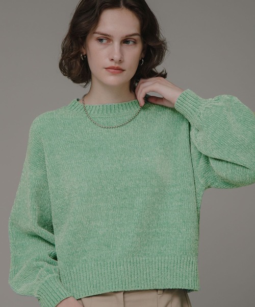 URBAN RESEARCH Sonny Label（アーバンリサーチサニーレーベル）の「モールヤーンニットプルオーバー（ニット/セーター・レディース・オフホワイト/グレー系その他/ミント/ブルー系その他・FREE）」の21枚目の写真