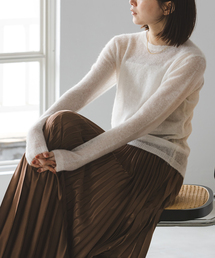 Noble | ファインアルパカウールシアーニット(ニット/セーター)