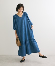 ・SUGAR　SPOON　デニムVネックワンピース
