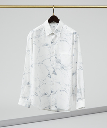 AH ABAHOUSE | 【アブストラクト柄】 総柄 長袖シャツ(シャツ/ブラウス)