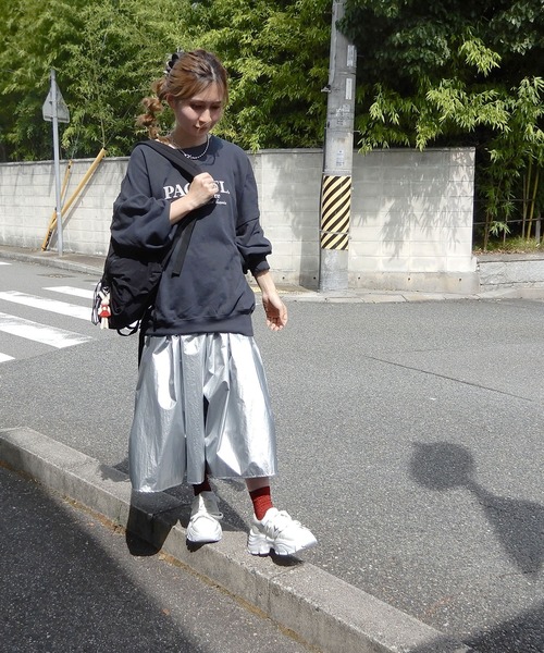 minia（ミニア）の「ダブルリボン厚底スニーカー（スニーカー・レディース・ホワイト/ブラック・M/L）」の18枚目の写真