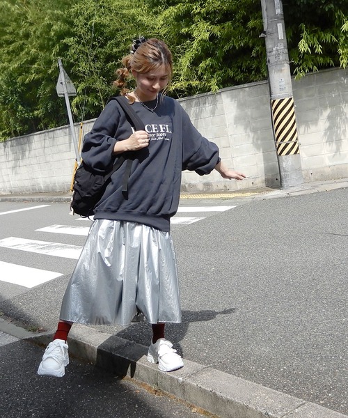 minia（ミニア）の「ダブルリボン厚底スニーカー（スニーカー・レディース・ホワイト/ブラック・M/L）」の17枚目の写真