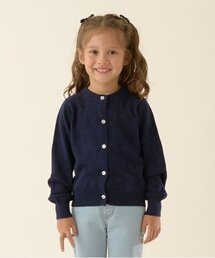 チェリー柄編みカーディガン