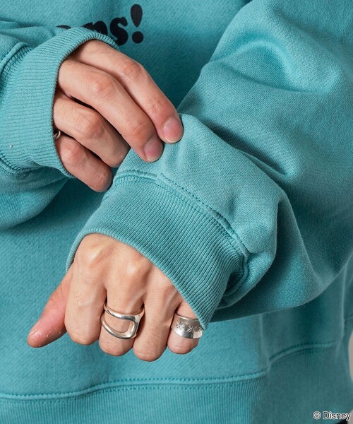 【セール】PUBLUX/パブリュクス 別注 Mickey Mouse/Posing 裏起毛スウェット/クルーネックスウェット/ミッキーマウス(限定展開)（スウェット）｜Disney（ディズニー）