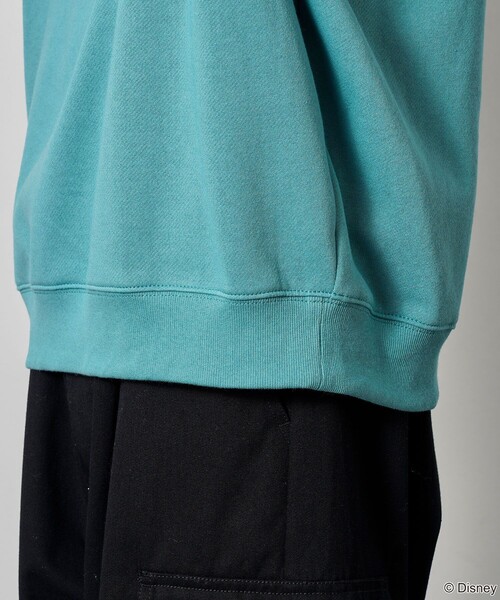 【セール】PUBLUX/パブリュクス 別注 Mickey Mouse/Posing 裏起毛スウェット/クルーネックスウェット/ミッキーマウス(限定展開)（スウェット）｜Disney（ディズニー）