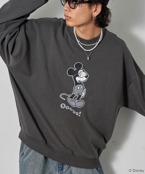 レア Disney ミッキーマウス スタジャン スウェット 裏起毛 ボルドー L レア Disney ミッキーマウス スタジャン スウェット 裏起毛
