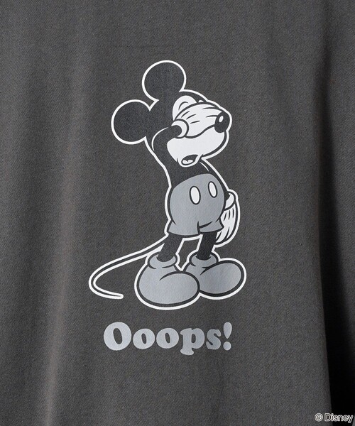 【セール】PUBLUX/パブリュクス 別注 Mickey Mouse/Posing 裏起毛スウェット/クルーネックスウェット/ミッキーマウス(限定展開)（スウェット）｜Disney（ディズニー）