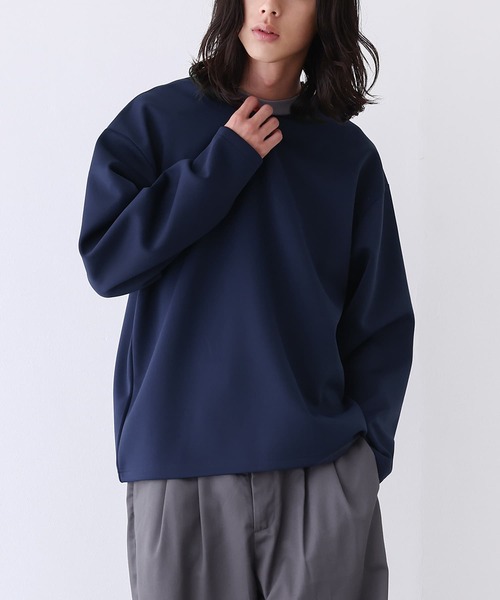 n'OrLABEL（ノアールレーベル）の「『リンガーロンT』（Tシャツ/カットソー・メンズ・グレー/ネイビー・L/M）」の18枚目の写真