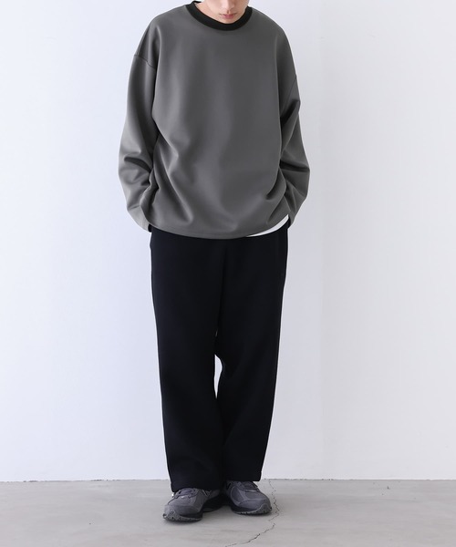 n'OrLABEL（ノアールレーベル）の「『リンガーロンT』（Tシャツ/カットソー・メンズ・グレー/ネイビー・L/M）」の11枚目の写真