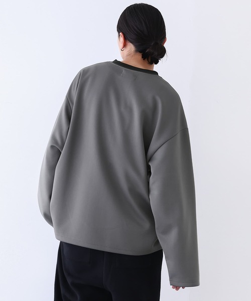 n'OrLABEL（ノアールレーベル）の「『リンガーロンT』（Tシャツ/カットソー・メンズ・グレー/ネイビー・L/M）」の22枚目の写真