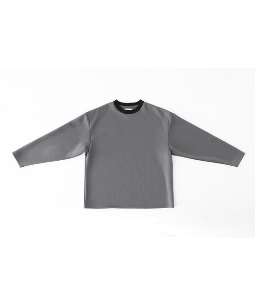 n'OrLABEL（ノアールレーベル）の「『リンガーロンT』（Tシャツ/カットソー・メンズ・グレー/ネイビー・L/M）」の5枚目の写真