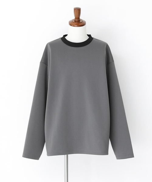 n'OrLABEL（ノアールレーベル）の「『リンガーロンT』（Tシャツ/カットソー・メンズ・グレー/ネイビー・L/M）」の6枚目の写真