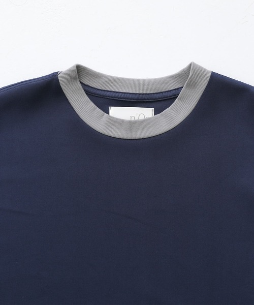 n'OrLABEL（ノアールレーベル）の「『リンガーロンT』（Tシャツ/カットソー・メンズ・グレー/ネイビー・L/M）」の10枚目の写真