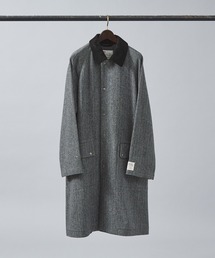 Traditional weather wear ツイードコート BARGATE BARGATE バーゲート｜ブラウンヘリンボーン×グリーン｜ユニ