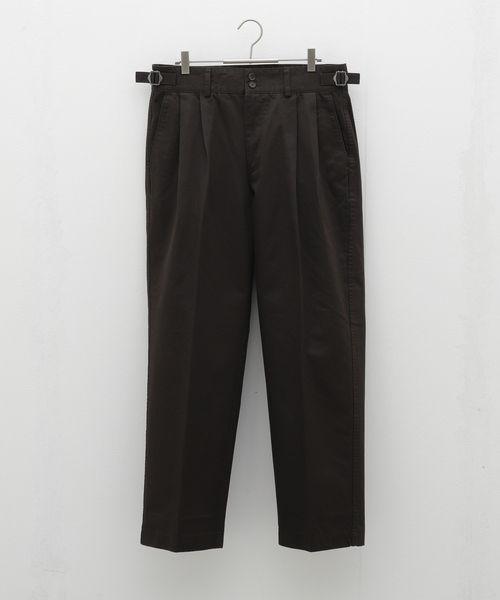 417 EDIFICE（フォーワンセブンエディフィス）の「ANOTHER OFFICE / アナザーオフィス SANTIAGO CHINO PANTS（スラックス・メンズ・ベージュ/ブラック/チャコールグレー・2/3）」の5枚目の写真