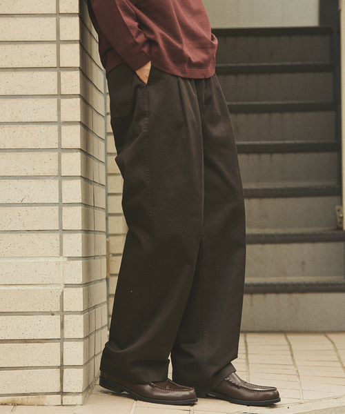 417 EDIFICE（フォーワンセブンエディフィス）の「ANOTHER OFFICE / アナザーオフィス SANTIAGO CHINO PANTS（スラックス・メンズ・ベージュ/ブラック/チャコールグレー・2/3）」の11枚目の写真
