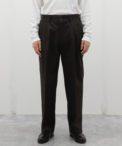 417 EDIFICE（フォーワンセブンエディフィス）の「ANOTHER OFFICE / アナザーオフィス SANTIAGO CHINO PANTS（スラックス・メンズ・ベージュ/ブラック/チャコールグレー・2/3）」の16枚目の写真