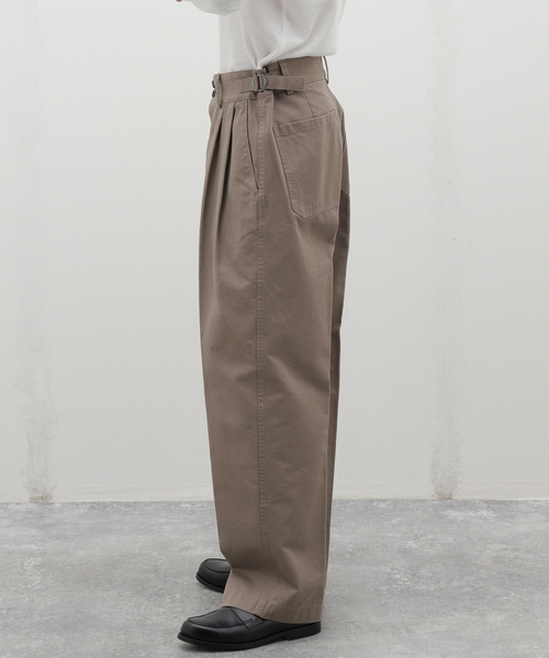 417 EDIFICE（フォーワンセブンエディフィス）の「ANOTHER OFFICE / アナザーオフィス SANTIAGO CHINO PANTS（スラックス・メンズ・ベージュ/ブラック/チャコールグレー・2/3）」の18枚目の写真