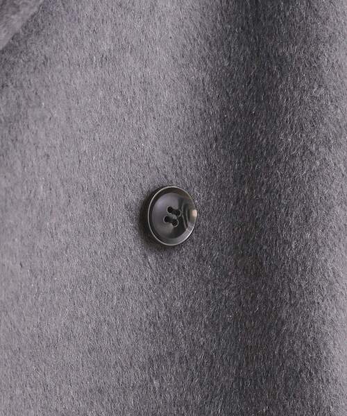 《5color/S-Lsize》ウール混 ステンカラーピーコート（ピーコート）｜index（インデックス）