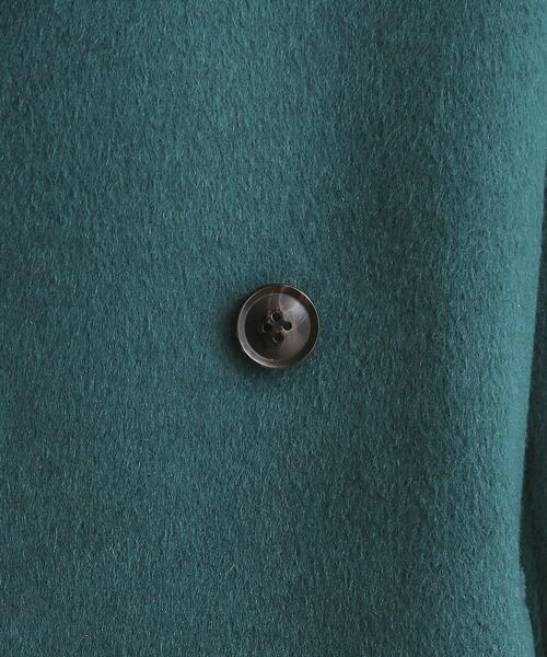 《5color/S-Lsize》ウール混 ステンカラーピーコート（ピーコート）｜index（インデックス）