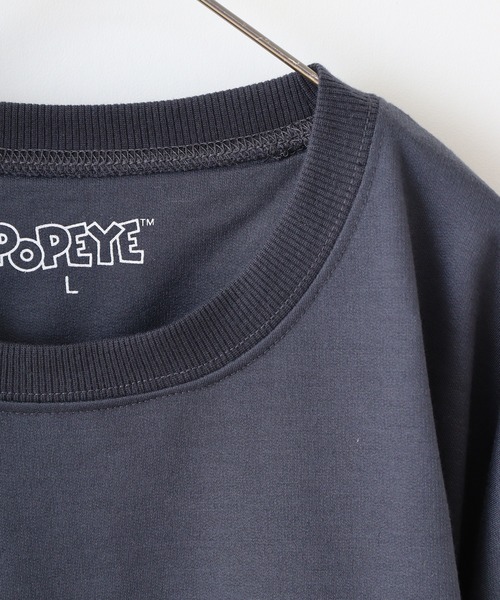 POPEYE(ポパイ)の「POPEYE oversized sweatshirt / オーバーサイズ スウェットトレーナー unisex(スウェット・メンズ・ベージュ/オートミール/ネイビー/チャコール/オフホワイト/ダークグリーン/杢グレー/ブラック・M/L/XL)」の17枚目の写真