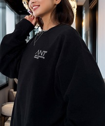 Candlestick（キャンドルスティック）の「着やすい ふわふわな肌ざわり フリース ワンポイント トレーナー 韓国ファッション（スウェット）」