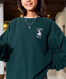 Candlestick（キャンドルスティック）の「着やすい ふわふわな肌ざわり フリース ワンポイント トレーナー 韓国ファッション（スウェット）」