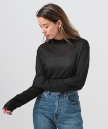 BAYFLOW | [レイヤードスタイルにも]ラメハイネックプルオーバー(Tシャツ/カットソー)