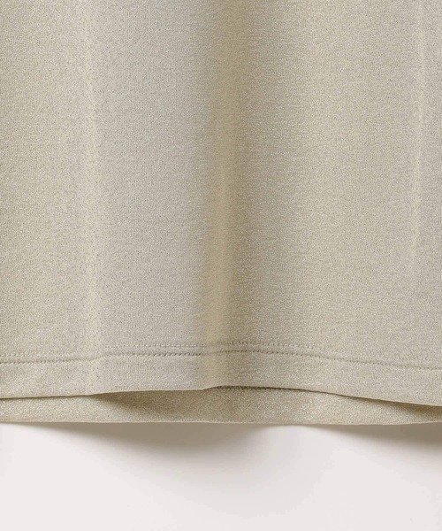 BAYFLOW（ベイフロー）の「[レイヤードスタイルにも]ラメハイネックプルオーバー（Tシャツ/カットソー・レディース・ブラック/ピンク/アイボリー・FREE）」の17枚目の写真