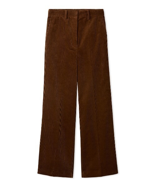 Mila Owen（ミラオーウェン）の「【WEB限定00サイズ】ハイウエストワイドストレート太コールパンツ（その他パンツ・レディース・ブラウン/ピンク/ネイビー・0/1/00）」の8枚目の写真