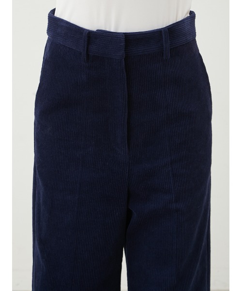 Mila Owen（ミラオーウェン）の「【WEB限定00サイズ】ハイウエストワイドストレート太コールパンツ（その他パンツ・レディース・ブラウン/ピンク/ネイビー・0/1/00）」の4枚目の写真