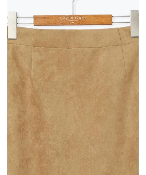 Lugnoncure（ルノンキュール）の「【選べる着丈】スウェード調タイトスカート（スカート・レディース・ベージュ/ネイビー/ブラック/チャコールグレー・ﾌﾘｰ(L)/ﾌﾘｰ(M)）」の20枚目の写真