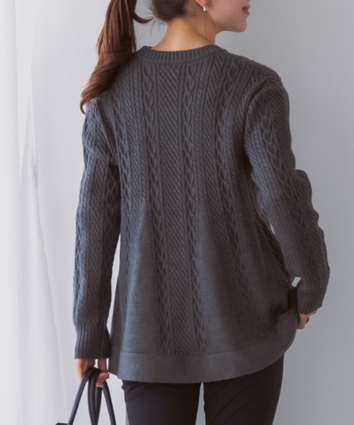 ☆値下げしました☆SONO ケーブルニットプルオーバー セールSONO⁄ソー