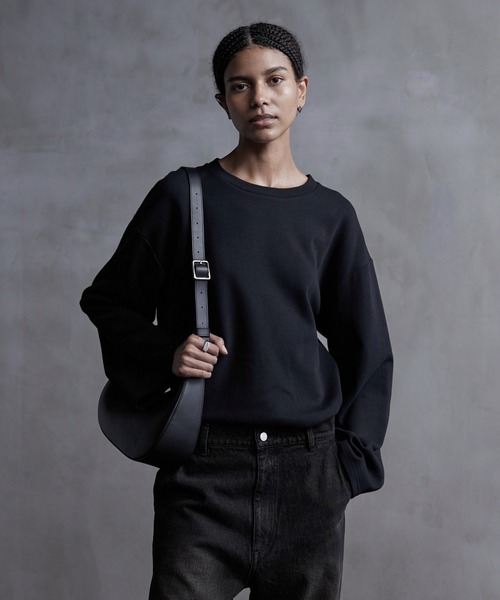 CALLNE（カルネ）の「【CALLNE】2WAY Half Moon Mini Bag / 2WAYハーフムーンミニバッグ（ショルダーバッグ・メンズ・ブラック・FREE）」の8枚目の写真