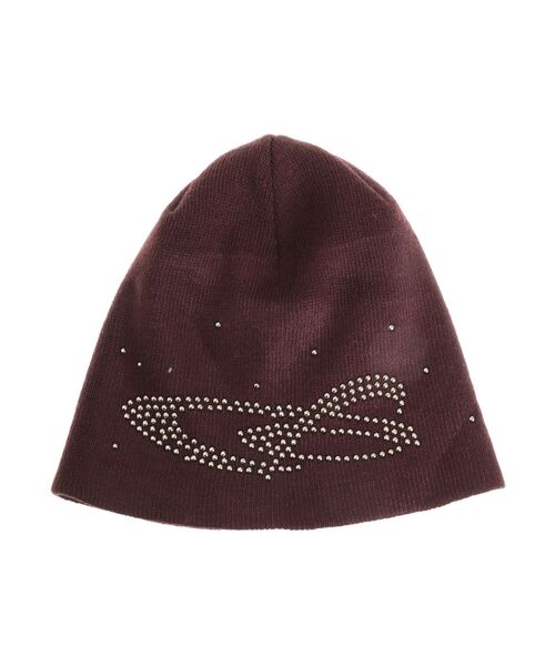 EMODA（エモダ）の「スタッズロゴビーニー（ニットキャップ/ビーニー・レディース・レッド/ブラック・FREE）」の22枚目の写真