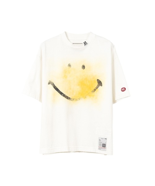 ミハラヤスヒロ　スマイリーミニTシャツ　イエロー MAISON MIHARA YASUHIRO tシャツ 「MIHARA YASUHIRO/ミハラ