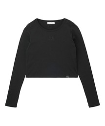 ミルクフェド ロンT 黒 MILKFED. tシャツ ミルクフェド MILKFED PINK PAWS LS TEE