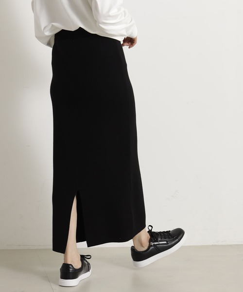 FOUND GOOD(ファウンドグッド)の「COZYニットタイトスカート(スカート・レディース・ブラック/ブラウン系3/ブルー系5/イエロー系5・L/M/S)」の6枚目の写真