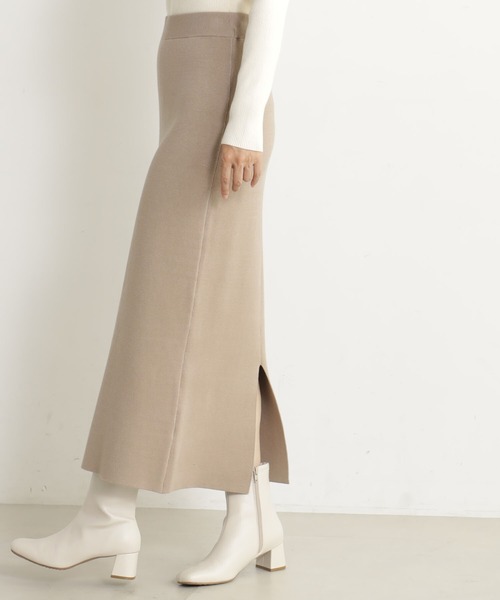 FOUND GOOD(ファウンドグッド)の「COZYニットタイトスカート(スカート・レディース・ブラック/ブラウン系3/ブルー系5/イエロー系5・L/M/S)」の9枚目の写真