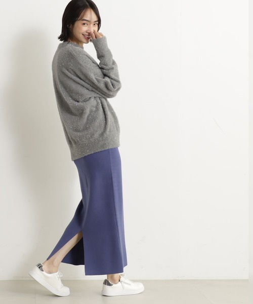 FOUND GOOD(ファウンドグッド)の「COZYニットタイトスカート(スカート・レディース・ブラック/ブラウン系3/ブルー系5/イエロー系5・L/M/S)」の13枚目の写真