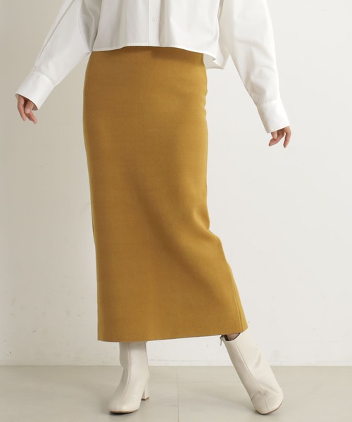 FOUND GOOD(ファウンドグッド)の「COZYニットタイトスカート(スカート・レディース・ブラック/ブラウン系3/ブルー系5/イエロー系5・L/M/S)」の17枚目の写真