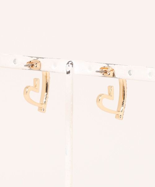 ROPE' PICNIC（ロペピクニック）の「ハートフープピアス（ピアス（両耳用）・レディース・シルバー/ゴールド・FREE）」の11枚目の写真