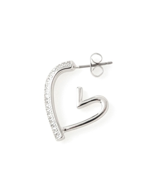 ROPE' PICNIC（ロペピクニック）の「ハートフープピアス（ピアス（両耳用）・レディース・シルバー/ゴールド・FREE）」の10枚目の写真