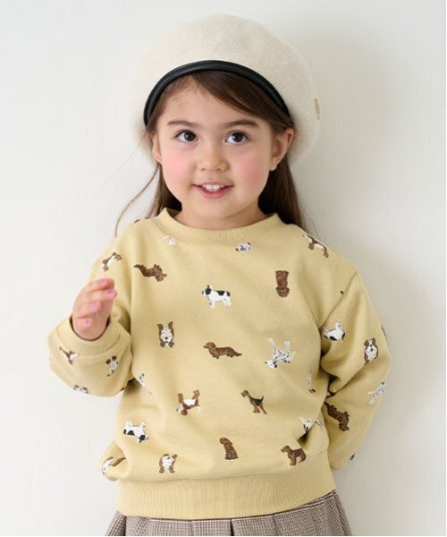 petit main（プティマイン）の「【プティプラ】BOYSトレーナー（スウェット・キッズ・クリーム/ブルー/アイボリー/エメラルド/ブルーグレー/ブラック/マルチ/レッド/ホワイト系その他/チャコール・80ｃｍ/90cm/100cm/110cm/120cm/130cm）」の7枚目の写真