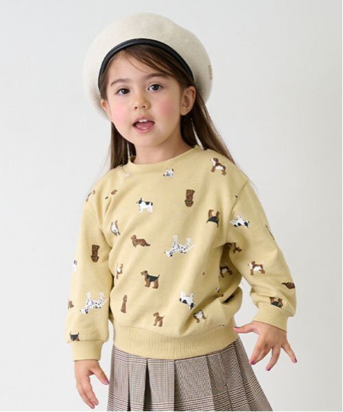 petit main（プティマイン）の「【プティプラ】BOYSトレーナー（スウェット・キッズ・クリーム/ブルー/アイボリー/エメラルド/ブルーグレー/ブラック/マルチ/レッド/ホワイト系その他/チャコール・80ｃｍ/90cm/100cm/110cm/120cm/130cm）」の11枚目の写真