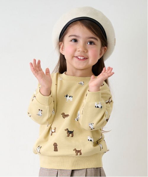 petit main（プティマイン）の「【プティプラ】BOYSトレーナー（スウェット・キッズ・クリーム/ブルー/アイボリー/エメラルド/ブルーグレー/ブラック/マルチ/レッド/ホワイト系その他/チャコール・80ｃｍ/90cm/100cm/110cm/120cm/130cm）」の12枚目の写真