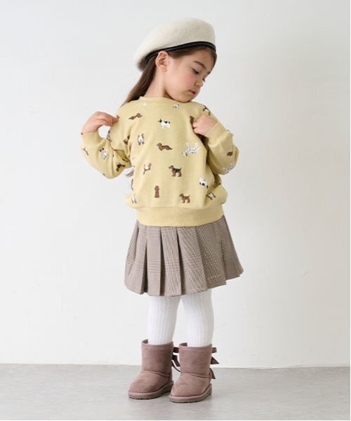 petit main（プティマイン）の「【プティプラ】BOYSトレーナー（スウェット・キッズ・クリーム/ブルー/アイボリー/エメラルド/ブルーグレー/ブラック/マルチ/レッド/ホワイト系その他/チャコール・80ｃｍ/90cm/100cm/110cm/120cm/130cm）」の14枚目の写真